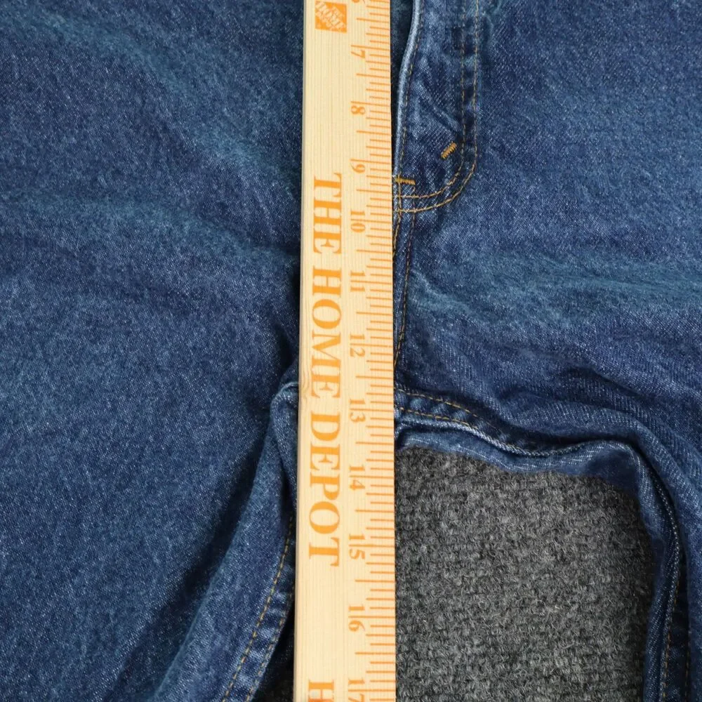 Levi's 505 Mens Jeans 38x32 Regular Fit Straight Leg Orange Tab Medium Wash 90s